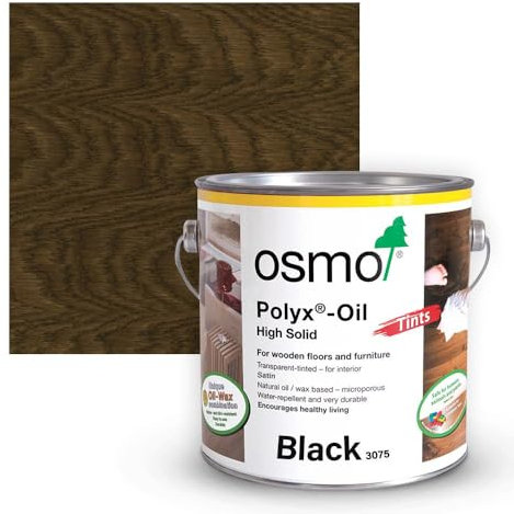 Osmo Polyx Oil Original, Satin Finish (750ml, 3075 Black)