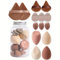 14 Makeup Sponge Set, Makeup Sponge Blender, Blender Sponges for Liquid, Cream, and Powder, Multi-colored Beauty Sponge & Powder Puff Versatile Wet & Dry Use