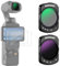 Neewer Variables ND2-ND32 & ND64-ND512 Kit kompatibel mit DJI Osmo Pocket 3 Creator Combo Zubehör, Limited Stops Graufilter, 2 Displayschutzfolien, Action-Kamera-Zubehör