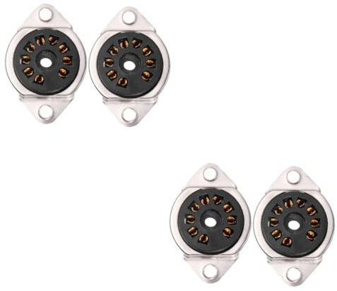 Vaguelly 4piezas Soporte De De Guitarra Pines Amplificador De Audio Para Guitarra Base De Conexión De Negro