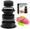 WOHPNLE Hamburger Press, 3 in 1 Stuffed Burger Press Hamburger Press Patty Maker Patty Press for Stuffed Burgers, Sliders, Beef Burger