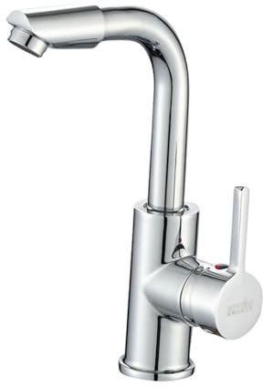 CRILSTYLEO 360° Drehbarer Einhebel Waschtischmischer Für Badezimmer Kalt Und Warmwasser Mischarmatur Ideal Für Waschbecken Und Küchenspülen Modernes Design