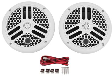 6,5 -Zoll -Meereslautsprecher, Wetterresist -Boot -Audio -Lautsprecher für RV Yacht UTV Water Proof Monting Hardware Enthalten