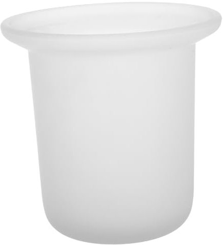 NULYLU Porte-Brosse WC Murale en Verre Support De Salle De Bain Accessoire Toilettes