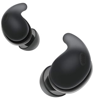Sony LinkBuds Fit Truly Wireless Noise Canceling Earbud Headphones, Small & Light with Newly Developed Air Fitting Supporters, Black (Renewed)