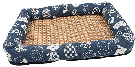 Toyvian Kühlmatte Für Hunde Und Katzen Atmungsaktives Rutschfestes Haustierbett Sommerliche Schlafmatte Für Haustiere Robuste Und Leichte Kühlmatte Als Reisebegleiter Für Entspannte