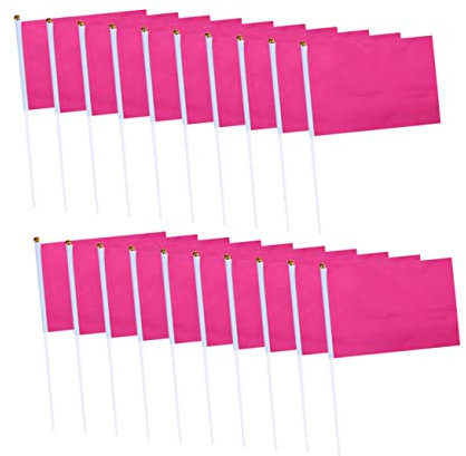 UPKOCH 100 Pezzi Bandierine Quadrate Miniature per Celebrazioni Bandiere da Sventolare