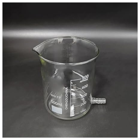 Laboratory Beaker Beaker In Low Form With Lower Tube 50mL-500mL-1000mL-2000mL-3000mL-10000mL Beaker With Tubules(3000ml)