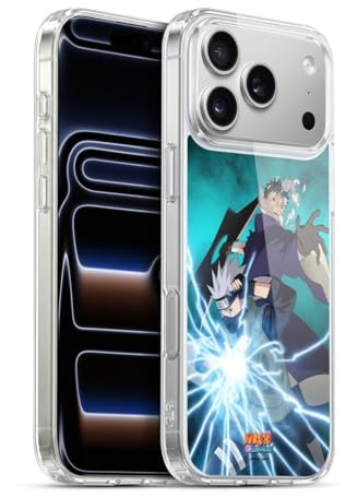 Head Case Designs Offizielle Naruto Shippuden Obito und Kakashi Schluessel Kunst Gelhülle [Militärischer Schutzgrad] Kompatibel Mit Apple iPhone 17 Pro Max Und Kompatibel Mit MagSafe