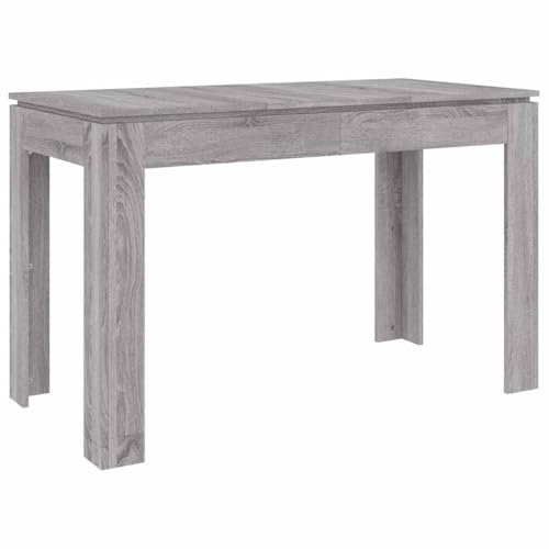 Mokuyary Esstisch Grau Sonoma 120x60x76 cm Holzwerkstoff Küchentisch Esszimmertischm, Esszimmertisch Esszimmer Tisch für Küchen, Zuhause und Büro