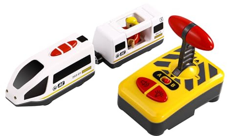 TOYANDONA Elektrische Eisenbahn, Mini-rc-eisenbahnmodell für Kinder, Kleinkind-modellset für Kinder von 2-4 Jahren, Pädagogisches Legierungsspielzeug Drinnen (ohne Batterie)