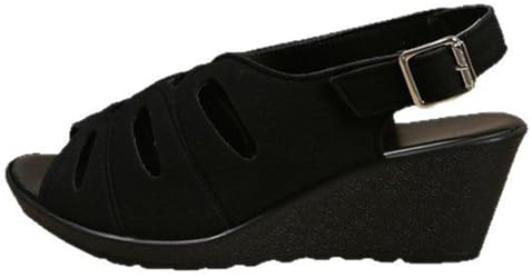 Cocila Sandales Femmes Confortable DéContractéEs Confortables Pour Sandales cuir Confort Femmes Chaussures Pieds Larges Talon Chaussure De Randonnee Espadrilles Compensées Été Extra Large