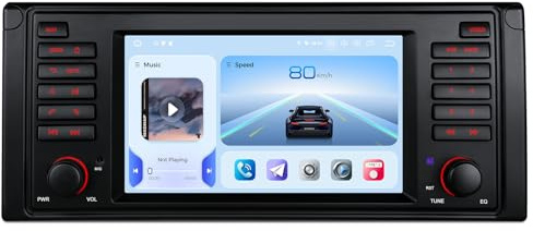 XTRONS 8+256GB Qualcomm 665 Android 14 Autoradio Für BMW E39 M5(1999-2003) | 7 Zoll IPS QLED Bildschirm 8 Core Eingebautes 4G LTE CarPlay Android Auto HDMI-Ausgang WiFi GPS Bluetooth Optional DAB OBD