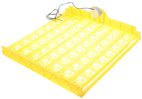 INOOMP Eierinkubator Zubehör 56 Plätze Brutmaschine Tablett aus Kunststoff mit Automatischer Eierwendefunktion für Hühner und Vögel Geeignet