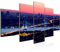Runa Art - Bilder Istanbul Türkei 200 x 100 cm 5 Teilig XXL Wanddekoration Design Blau 603851a