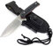 JEO-TEC Nº21 Coltello da Caccia, Outdoor, Sopravvivenza, Campeggio - Lama in acciaio inox BOHLER N690C - Custodia in pelle per cintura multi-posizionale - Fatto a mano in Spagna