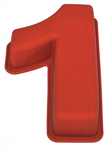Selecto Bake-Moules à gâteaux en silicone, moule à gâteau numéro 1, grands moules à gâteaux en silicone, moules à pâtisserie pour anniversaire et anniversaire, sans BPA, antiadhésifs (1)
