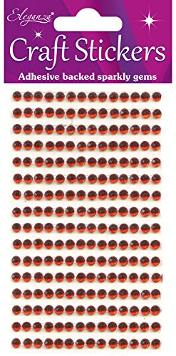 Eleganza Gems, Synthetic Material, Red, 16.5 x 7.6 x 0.2 cm