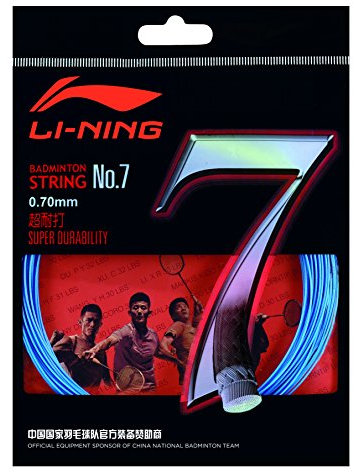 LI-NING Badminton Schläger-Saite No. 7 blau