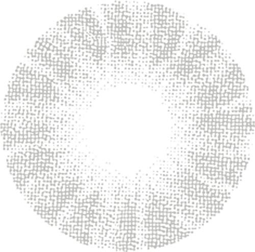 Matlens – EOS Farbige Kontaktlinsen ohne Stärke grau gray Big eyes DORIE 2 Linsen 1 Kontaktlinsenbehälter 1 Pflegemittel 50ml