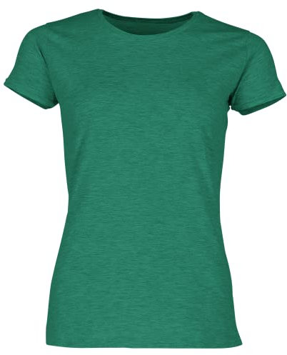 Fruit of the Loom Ladies Iconic T-Shirt Größe S - XXL, Größe:S, Farbe:Retro grün meliert