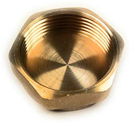 Stop End Cap 1 1/2 BSP Blanking Cap Brass Fits 45mm Thread | Thunderfix