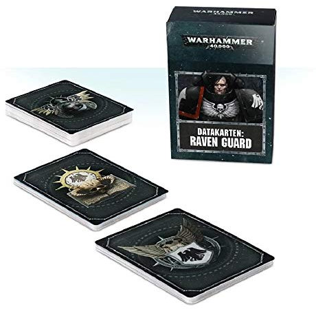 Warhammer 40 K - Space Marines Datakarten: Raven Guard DE