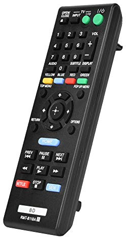 Socobeta Smart Blu-ray Player Controller Smart Blu-ray Player Fernbedienung Universal Smart für Blu-ray Player BDP185C BDPBX18 BDPBX3100 BDPS185