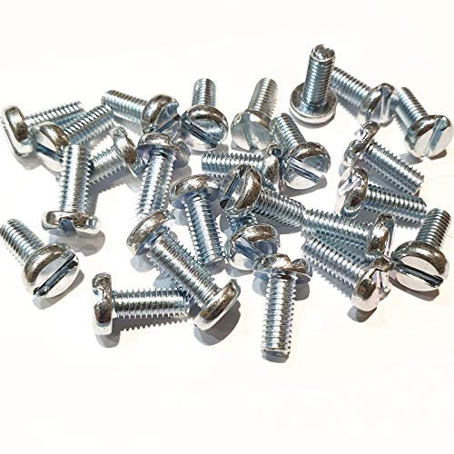 Welldales 4 TV & Computer Monitor Stand Bracket Mounting Screws VESA M4 10mm Chrome
