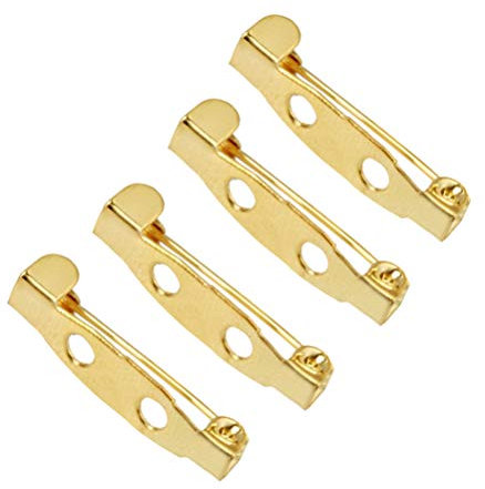 EXCEART 200pièces Épingles De Sécurité Attaches Broches Clasp pour Artisanat DIY Résistantes Et Pratiques