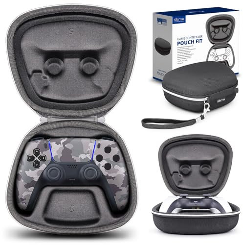 sisma Aufbewahrung Tasche Kompatibel mit PS5 DualSense Wireless Controller,Robuste Tasche für PlayStation 5 Controller,Hard Case Schutz Hülle für Unterwegs