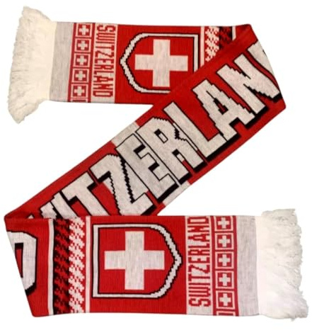 Schweiz Schal WM Schal Fanschal | WM Schal zur Fußball Weltmeisterschaft