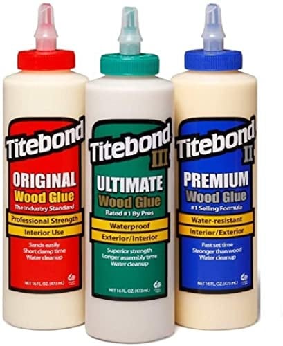 Titebond 3 Set Titebond III 473 ml Titebond II Premium 473 ml Titebond 473 ml Orginal