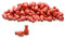 Wissner aktiv lernen – Satz aus 100 Spielfiguren/Halmakegeln in rot 24 x 12 mm – RE-Wood