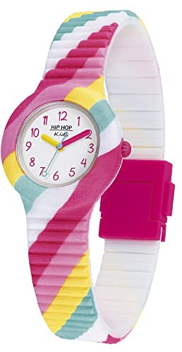 HIP HOP Unisex Analoges Quarz Uhr mit Silikon Armband HWU1123