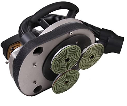 ZHELLY Lucidatrice a Umido per Granito 22. 0V / 110 V. Lucidatrice planetaria Manuale elettrica My-3018. Grinder in Granito in Marmo Bagnato e Asciutto per Granito/Marmo/Cemento/Pietre