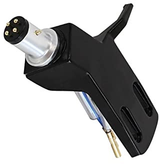predolo Tourne-Disque Headshell Headshell Record Turntable Technics Remplacement des Cartouches Phono en Alliage d'aluminium LPs Audio Phono Cartridges, Noir