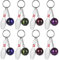 AOOGON Mini Bowling Schlüsselanhänger, Hängen Ornament Dekoration Schlüsselbund, Bowling Party Favors für Freunde, Kinder, Sport-Partys, Geschenke, Hängend Anhänger (8PCS)
