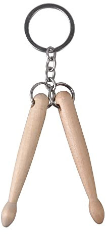 Yibuy Porte-clés en métal et baguette en bois pour le rangement des clés