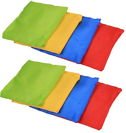 ibasenice 8pcs Small Kids Sandbag for Outdoor Use Kids Sandbag Game and Outdoor Toy Set