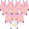 11 Stück Bride Turnbeutel Jga Rucksack Team Braut Set Weiß Bride Rucksack 10 Rosa Team Bride Tasche mit Kordelzug 34 * 42cm Team Bride Rucksack Set für Junggesellenabschied Braut Party