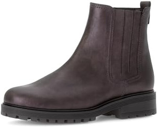 Gabor Damen Chelsea Boots, Frauen Stiefeletten,Bootee,Booties,halbstiefel,Kurzstiefel,uebergangsschuhe,Burgund (Micro),38 EU / 5 UK