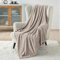 Bedsure Plaid Couverture Polaire Douillette - Plaid Polaire Douce et Chaude 130 x150 cm, Couverture de Canapé, Jeté de Canapé en Flanelle, Marron Clair