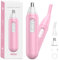 Tondeuse Nez USB Rechargeable Pour Femmes et Sourcils Rasoir Electrique- Pour Coupe Poils Nez, Oreilles, Sourcils- Design Compact et Sans Douleur, pour Hommes et Femmes(Rose)