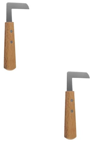 Sosoport 2 Stück Hufschneider Hufpickel Für Pferde Hufbesatz Hufeisenschneidewerkzeug Rechtshänder Hufraspel Hufschneider Hufschneider Für Ziegen Hufzusätze Für Pferde Holz