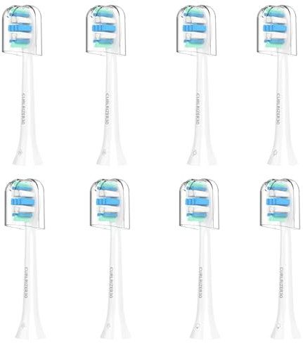 Ersatz-Zahnbürstenköpfe für Philips Sonicare Ersatzköpfe, elektrischer Ersatzbürstenkopf kompatibel mit Philips Sonicare elektrischen Zahnbürsten, 8 Stück
