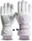 Winterhandschuhe Herren Damen, Thermo Fahrradhandschuhe, wasserdichte Warme Touchscreen WinterHandschuhe, Winter Handschuhe Damen, Sporthandschuhe für Snowboard Ski Outdoor Laufen Wandern (Lila)