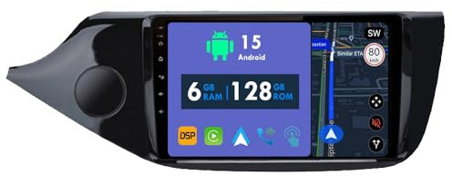 RoverOne Radio de coche GPS para Kia Ceed Cee'd 2 JD 2012 2013 2014 2015 2016 2017 2018 Carplay Android Auto Stereo Head Unit Bluetooth Sat Navigation