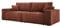 DomoHome Universelles Ecksofa Kasjo Mit Schlaffunktion Und Bettkasten Weicher Cordstoff Flexibel Stellbar Rechts-Layout Schlaffläche: 205x135cm Größe: 245x90x83 cm Farbe: Braun