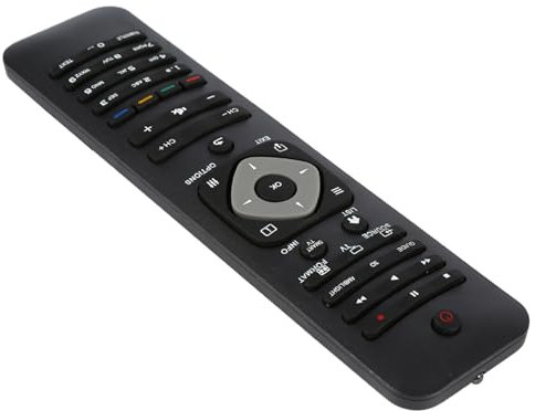 Reemplazo de Control Remoto Universal LCD LED TV Fácil de Usar Digital Direct Access Negro 21.6 X 5.5 X 2.1cm/8.5 X 2.16 X 0.83 Pulgadas Entretenimiento en el Hogar